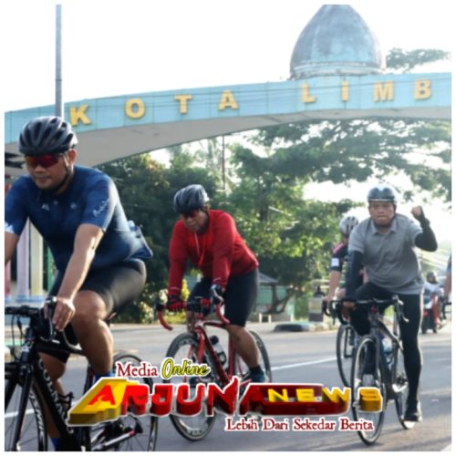 Jaga Kesehatan Jasmani, Wakapolda Gorontalo Ajak PJU Polda Gowes Bersama