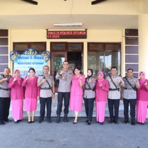 Kapolres Situbondo Pimpin Sertijab Wakapolres, Kabag SDM, Kabag Ops dan Kapolsek Mangaran
