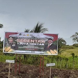 Polres dan Polsek Jajaran Gelar Penanaman Jagung Serentak Satu Juta Hektar, Dukung Swasembada Pangan Tahun 2025