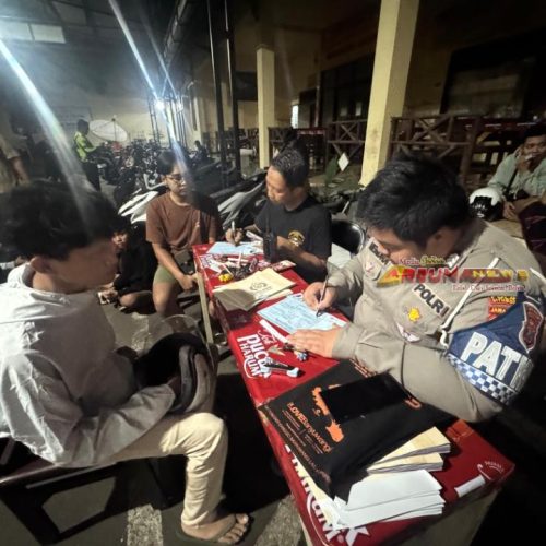 Respon Aduan Medsos, Polres Situbondo Gelar Patroli KRYD dan Amankan Puluhan Motor Balap Liar