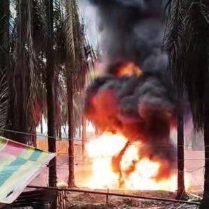Kembali Terbakar Sumur Minyak, Ketua IWO Muba Desak Kapolda Sumsel Ganti Kapolsek Keluang
