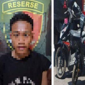 Polsek Babat Supat Ringkus Pencuri Motor Listrik Buronan Lima Bulan