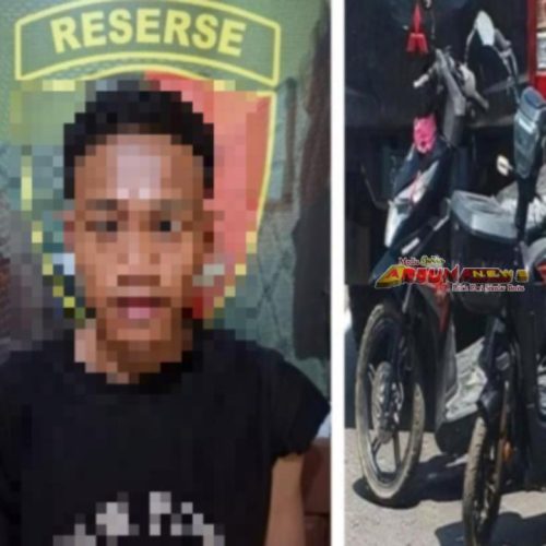 Polsek Babat Supat Ringkus Pencuri Motor Listrik Buronan Lima Bulan