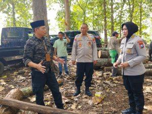 ADM Perum Perhutani KPH Bondowoso, Terima Lawatan Kerja AKBP Widya Kasubdit Polsus Polda Jatim