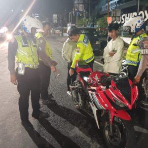 Polres Jember Amankan Belasan Motor Tidak Sesuai Spektek Terlibat Balap Liar