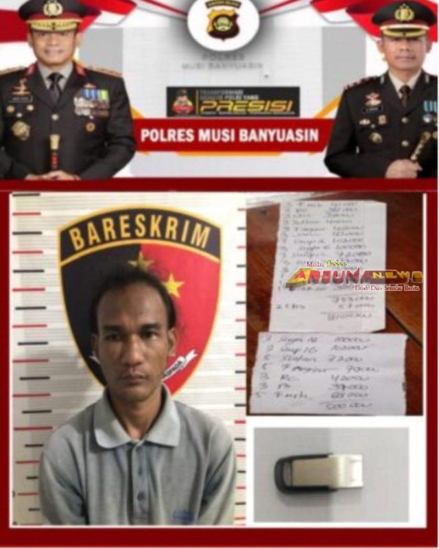 Ungkap Kasus Pencurian, Polsek Sekayu Tangkap Satu Pelaku, Satu Lagi DPO
