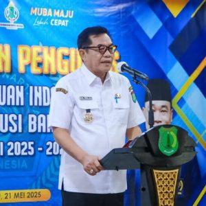 Pelantikan PWI Muba: Bupati H M Toha Tekankan Profesionalisme dan Etika Jurnalistik