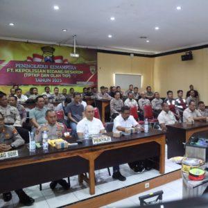 Kapolres Situbondo Buka Pelatihan Kemampuan TPTKP dan Olah TKP