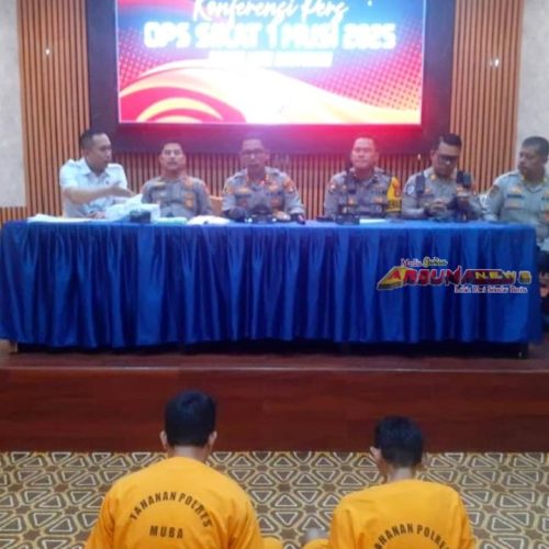 Belasan Pengedar Narkoba Ditangkap Polres Muba, Sita Sabu dan 626 Butir Pil Ekstasi