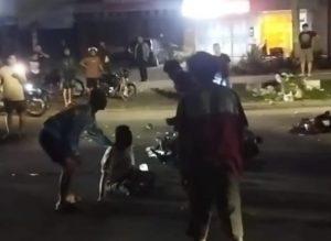 Aksi Balap Liar Dijalan Kolonel Wahid Udin Sekayu Jadi Petaka