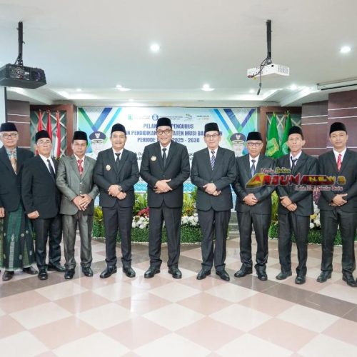 Bupati H M Toha Lantik Sembilan Dewan Pendidikan Kabupaten Muba