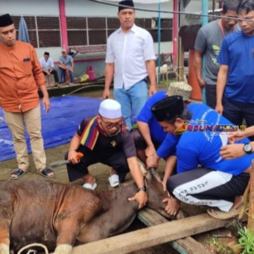 Kolaborasi Sosial, Lapas Sekayu dan Kejari Muba Tebar Manfaat Kurban
