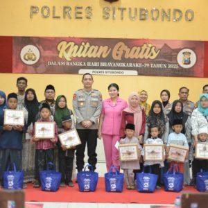 Khitan Gratis Polres Situbondo Untuk Masyarakat Sambut Hari Bhayangkara ke-79