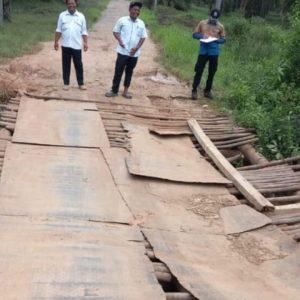Pemkab Muba (Musi Banyuasin) Segera Perbaiki Jembatan Desa Warga Mulya (B4)