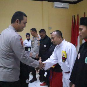 Kapolres Situbondo Kukuhkan Satgas Pam Sentot Prawirodirjo, Semua Perguruan Silat Siap Jaga Kamtibmas