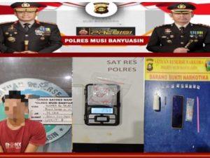 Polres Muba Gencarkan Perang Melawan Narkoba, Dua Pengedar Sabu Ditangkap di Dua Lokasi