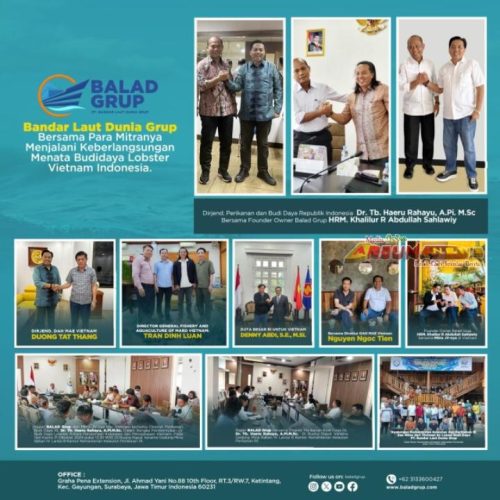 Jih Lilur: Hegemoni Berimbang, Prabowo Hentikan Ekspor Lobster ke Vietnam, Balad Grup Dukung Langkah Presiden Atur Perpres