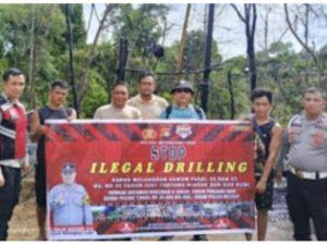 Polsek Batanghari Leko Gencarkan Edukasi Bahaya Ilegal Drilling di Muba
