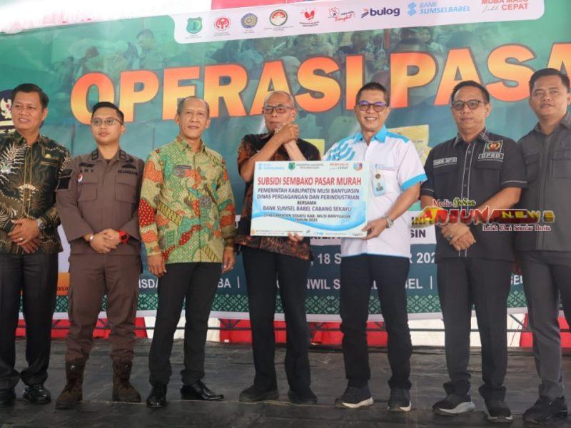 Harga Terjangkau, Pasar Murah Muba Ringankan Beban Warga