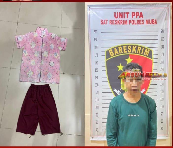 Polres Muba Amankan Pelaku Dugaan Kekerasan Seksual Terhadap Anak di Sungai Lilin